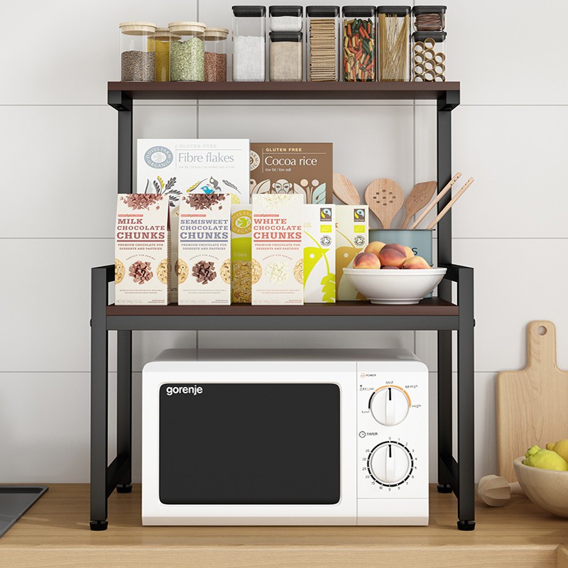 AiHome ชั้นวางของในห้องครัว ชั้นวางไมโครเวฟ  ชั้นเก็บของเตาอบหลายชั้น