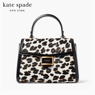 KATE SPADE NEW YORK KATY LEOPARD HAIRCAFT MEDIUM TOP HANDLE K8860 กระเป๋าถือ