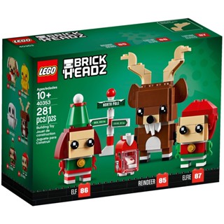 Lego 40353 กวางเรนเดียร์ เอลฟ์ และเอลฟี่ (Brickheadz)