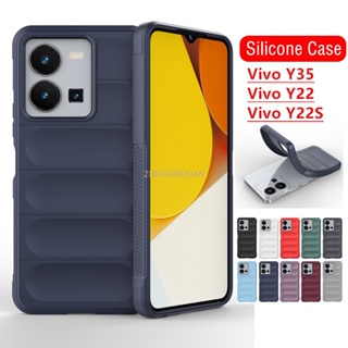 เคสซิลิโคนนิ่ม ป้องกันกล้อง กันกระแทก สําหรับ VIVO Y35 Y22 VIVOY35 Y22S