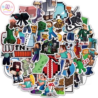 Sticker สติ๊กเกอร์ Minecraft H 306 มายคราฟ 50ชิ้น เกมส์ เกมมายคราฟ ไมคราฟ เกม ของเล่น mine craft มายคาฟ ไม มาย คราฟ คาฟ