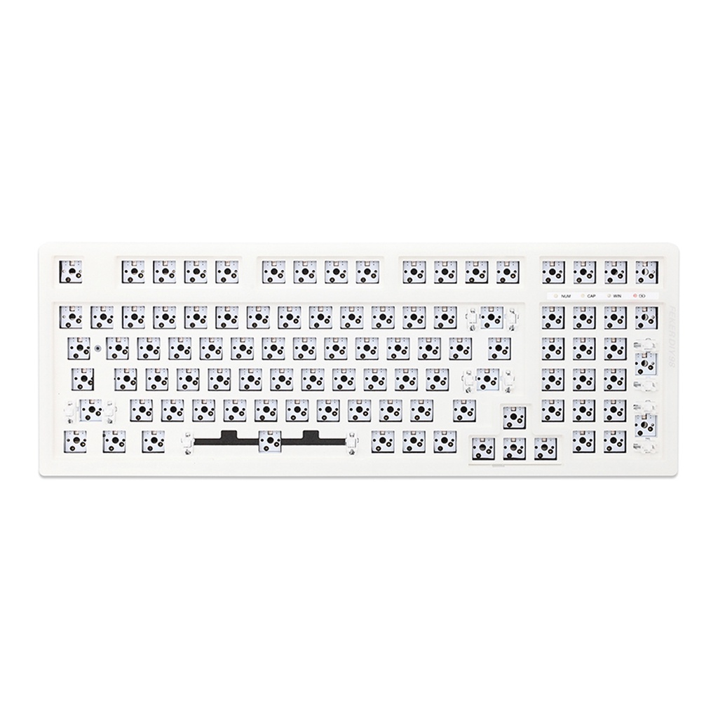 FEKER 98 3 โหมดไร้สาย 98% ชุดคีย์บอร์ดแบบกลไก HOT SWAPPABLE SWITCH LIGHTING EFFECTS RGB LED TYPE C 2