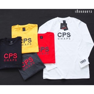 💥เสื้อยื้อแขนยาวCPSงานปักงานป้ายตัวนูนNo.Long.06(สิ้นค้าขายดี)มีเก็บปลายทางด้วยจ้า