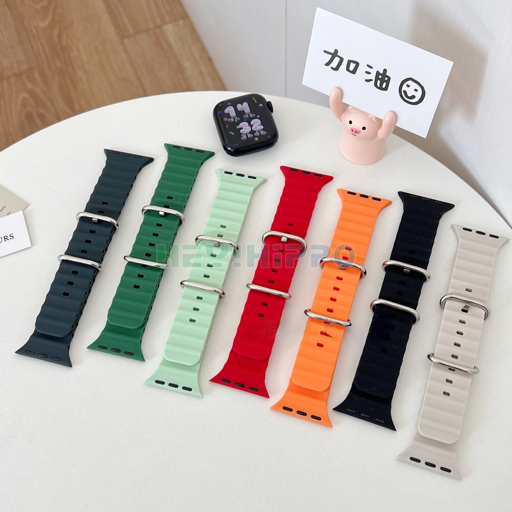 สายนาฬิกาข้อมือซิลิโคน สําหรับ iwatch ultra 8 7 41 มม. 45 มม. 49 มม. i watch series 6 5 4 3 40 มม. 44 มม. 38 มม. 42 มม. 2022