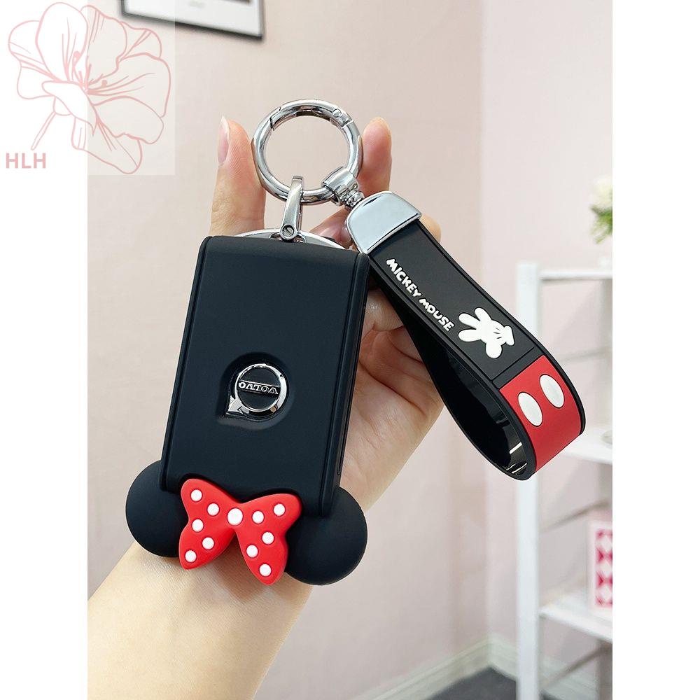 เหมาะสำหรับ Volvo xc60 key case S90 หัวเข็มขัด xc40 หญิง s60 shell car v60 xc90 key case การ์ตูน