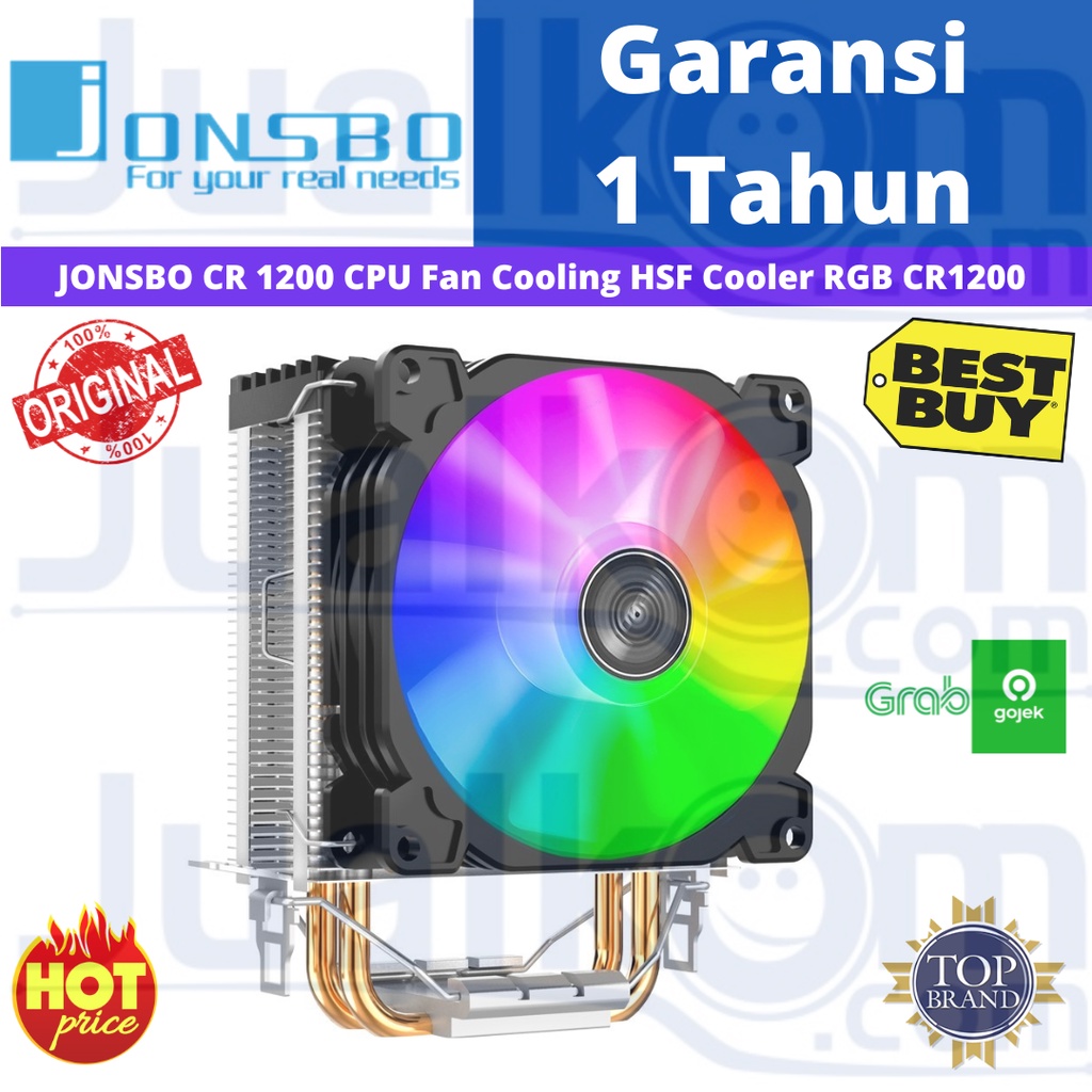JONSBO CR 1200 พัดลม CPU Cooling HSF Cooler RGB CR1200