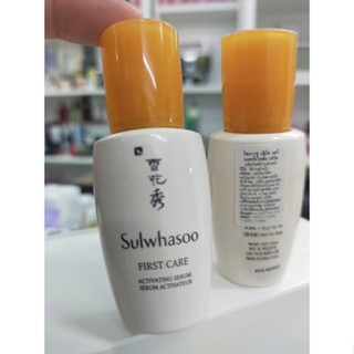 ฉลากไทย สูตรใหม่ ขวดใหญ่ 8ML SULWHASOO เซรั่ม บำรุงผิว First Care Activating Serum 8ml. สมุนไพร ปกติ 350.- หมดอายุ07/24