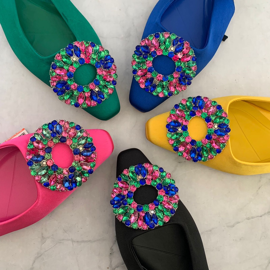 CLEARANCE รองเท้าผู้หญิง ZS-3616 FLAT SANDALS FLAT SHOES PARTY SANDALS