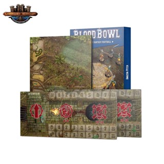 [GW-พร้อมส่ง] WARHAMMER : BLOOD BOWL: AMAZONS TEAM PITCH &amp; DUGOUTS โมเดลเกม