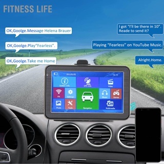 Fitness Life แผนที่นําทาง Gps 5 นิ้ว หน้าจอสัมผัส 256MB 8G 3D 2D สําหรับรถยนต์ รถพยาบาล จักรยาน