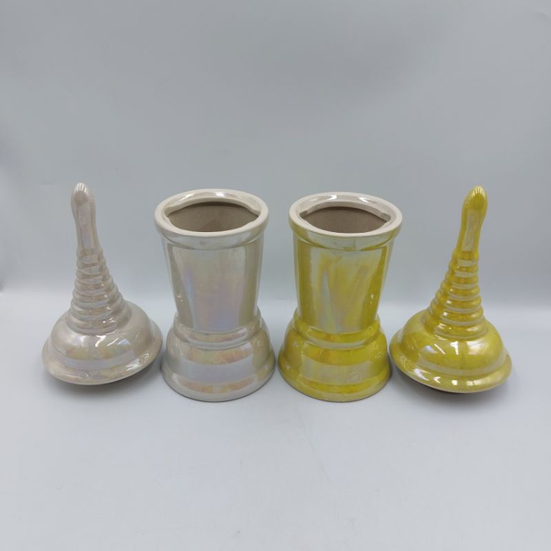 โกศ โกศใส่อัฐิ โกศใส่กระดูก มี 2 สี  บรรจุ 1 ชุด - รูปที่ 6