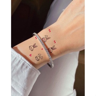 สติกเกอร์ แทททู รอยสัก นำเข้า ลายเล็ก  2 แผ่น 19 ** tattoo sticker กันน้ำ