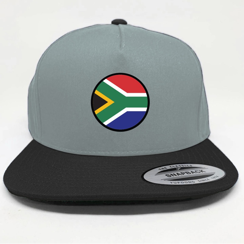 South Africa Flag Camo HipHop Snapback หมวก South African Flag