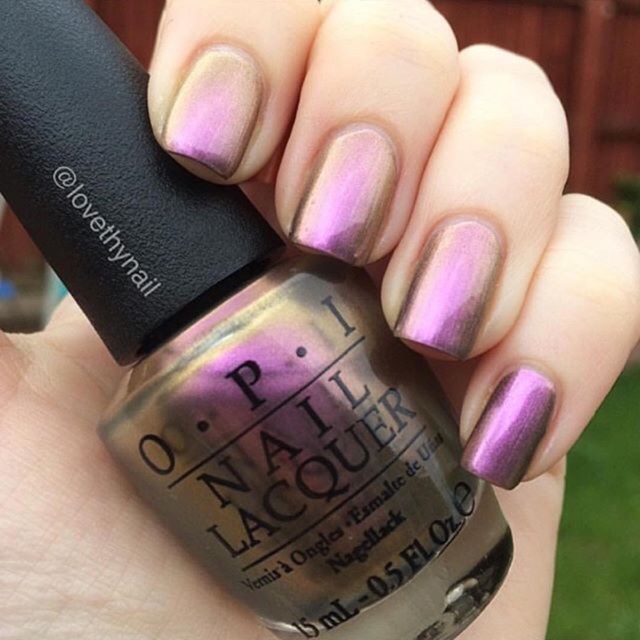 พร้อมส่ง OPI - Kermit me to speak ยาทาเล็บ สีแนวโฮโลกราฟฟิค เหลือบรุ้ง แท้ 100%