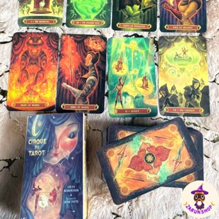 ไพ่ยิปซี ไพ่ทาโรต์ (พร้อมส่ง🇹🇭) CIRQUE DU TAROT แนวแฟนตาซีหลังไพ่สวยมาก🧸🔮✨️