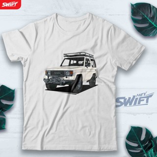 [COD]เสื้อยืด ลาย Land Cruiser Toyota Land Cruiser 70 seriesS-5XL