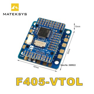 Matek MATEKSYS F405-VTOL STM32F405RGT6 ตัวควบคุมการบิน OSD ช่องเสียบการ์ด MicroSD ในตัว 2~6S สําหรับโดรนบังคับ FPV