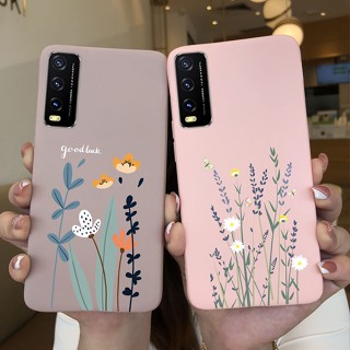 เคสโทรศัพท์มือถือ ซิลิโคนนิ่ม TPU ลายฉลากไดโนเสาร์ ดอกเดซี่น่ารัก แฟชั่น สําหรับ Vivo Y12s Y11s Y 11 s Y 12 s Y11s Y12s 2021