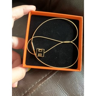 สร้อยคอ แอร์เมส Hermes Cage dH Cube Necklace