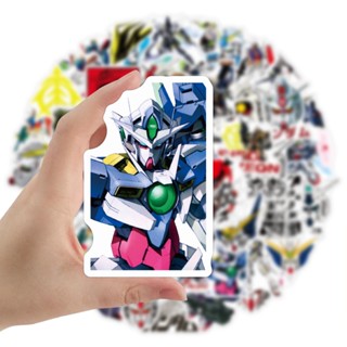 พร้อมส่ง New Gundam กันดั้ม 高達 Bandai Namco สติกเกอร์กันน้ำรูปแบบที่แตกต่างกัน 50ชิ้น sticker