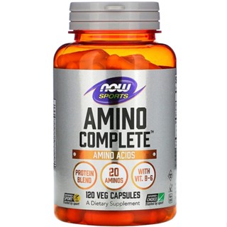 NOW Foods, Amino Complete, Amino Acids, 120 Veg Capsules/360 Veg Capsules