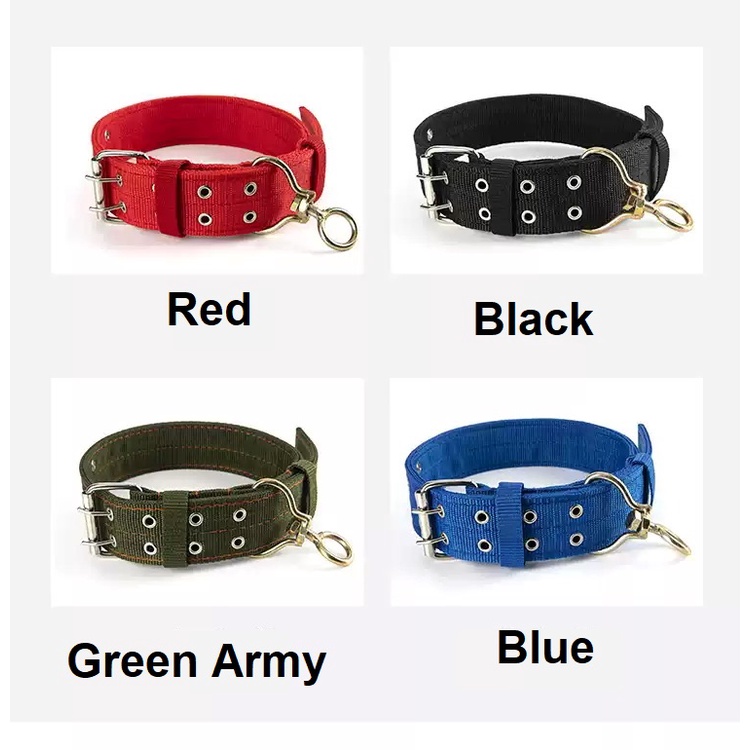 ปลอกคอสุนัข ปลอกคอไนล่อน ปลอกคอสัตว์เลี้ยง 5 ขนาดให้เลือก / Dog Collar Nylon Collar Pet Collar 5 Sizes