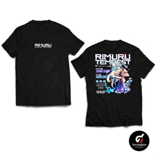 เสื้อยืด พิมพ์ลายอนิเมะ RIMURU DEMON SLIME สไตล์ญี่ปุ่น