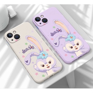 เคสโทรศัพท์มือถือ ซิลิโคนนิ่ม เนื้อแมตต์ ลายการ์ตูน Stellalou Stella สีดํา ม่วง สําหรับ IPhone 14 Pro Max Plus IP14 13 12 11 Pro Max 7 8