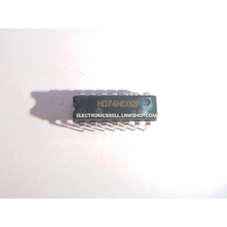 HD74HC02P HD 74HC02 P ไอซี DIP-14 ขา IC ยี่ห้อ HITACHI ฮิตาชิ ของแท้ อุปกรณ์ อะไหล่ อิเล็กทรอนิกส์ สั่งปุ๊บ ส่งปั๊บ