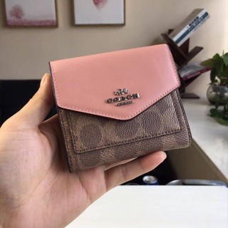 Coach  Small Wallet In Colorblock