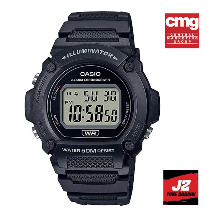 แท้แน่นอน 100% หายากสุดๆ กับ Casio W-219H-1AV อุปกรณ์ครบทุกอย่างพร้อมใบรับประกัน CMG ประหนึ่งซื้อจากห้าง
