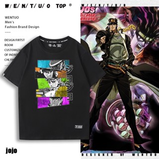 Jojos Bizarre Adventure Joint แขนสั้น 2022 ฤดูร้อนใหม่ Dio Brando Anime T-Shirt