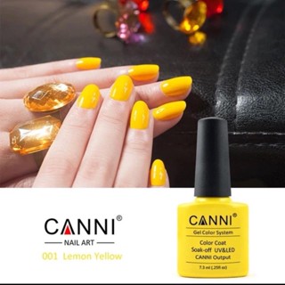 🌈ชุดที่1 No:01-40 Canni Gel Color ปริมาณ 7.3ml. 🛵มีบริการเก็บเงินปลายทาง