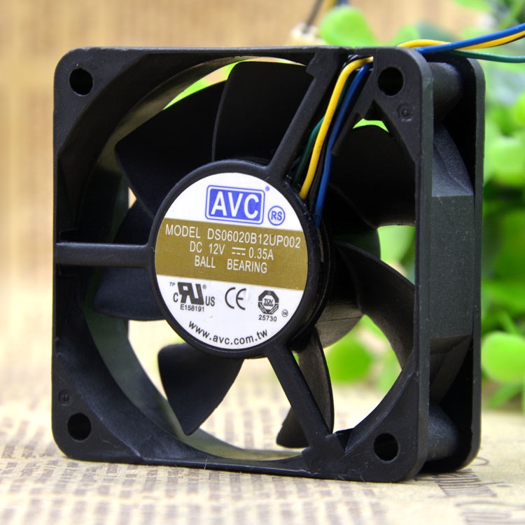 YTH DS06020B12UP002 6020 12V 0.35A BALL CPU CASE COOLING FAN