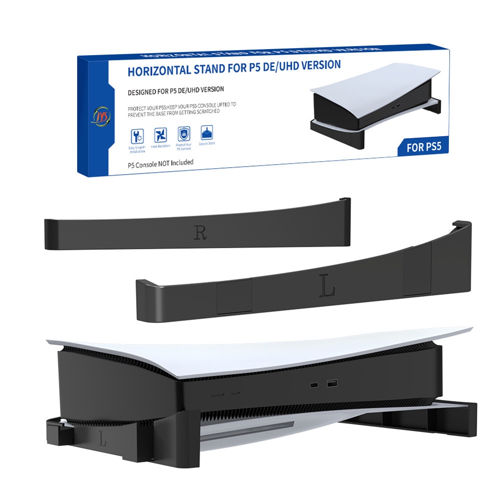 ขาตั้งแนวนอน สําหรับ Playstation 5 PS5 Digital Optical Drive Edition Game Console Dock Mount Holder Stand 2 ชิ้น/ชุด