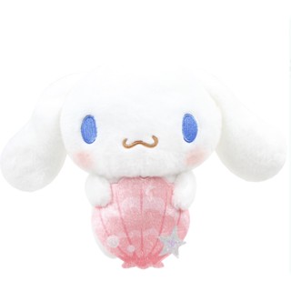 แบบที่33 Cinnamoroll plush doll holding Pink Twinkle Shell from Japan Sanrio🇯🇵ตุ๊กตาชินนาม่อนโรล จากญี่ปุ่น ซานริโอ้