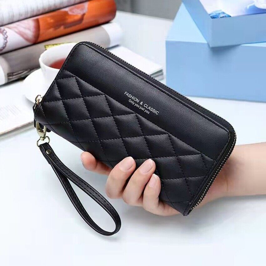 Vodca -กระเป๋าแฟชั่นซิปคู่  ใบยาว แฟชั่นผู้หญิง  JJ-820