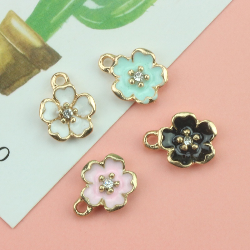 จี้พวงกุญแจ รูปดอกไม้ห้ากลีบดอกไม้ แฮนด์เมด Diy