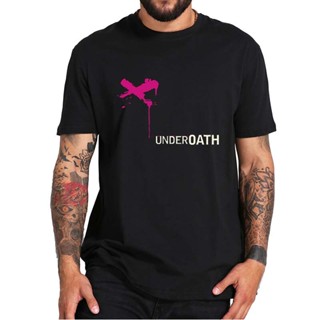 เสื้อผ้าผชเสื้อยืดลําลอง ผ้าฝ้าย 100% แขนสั้น คอกลม พิมพ์ลาย Underoath Rock Band ทรงหลวม แฟชั่นสําหรับผู้ชาย และผู้หญิง