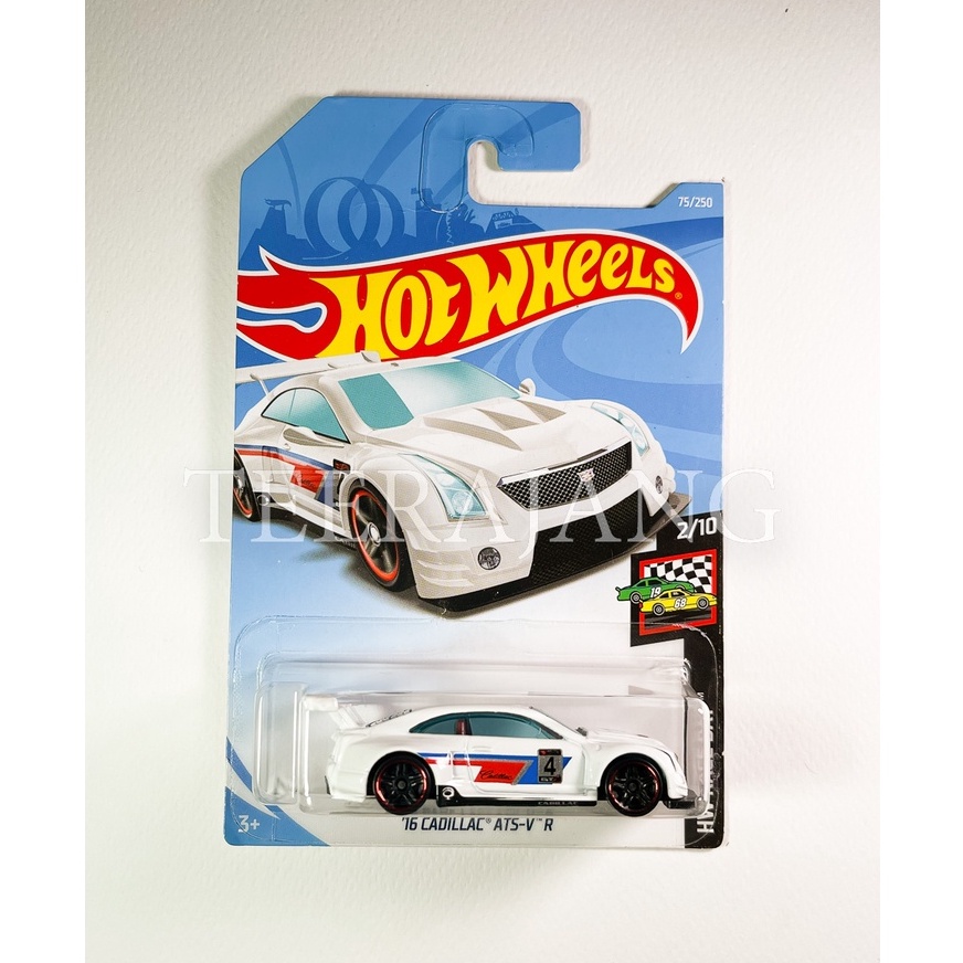 Hotwheels '16 CADILLAC ATS-V'R (No4) White color