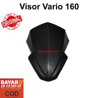 Visor Variio 160 New Abs กระจกบังลมสีดําของ Honda