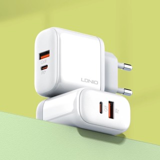 Ldnio A2526C ที่ชาร์จซุปเปอร์สำหรับเดินทาง45W,ที่ชาร์จเร็ว PD และ Qc3.0พอร์ตรองรับแล็ปท็อปทั้งหมดที่มีให้สำหรับโทรศัพท์ม