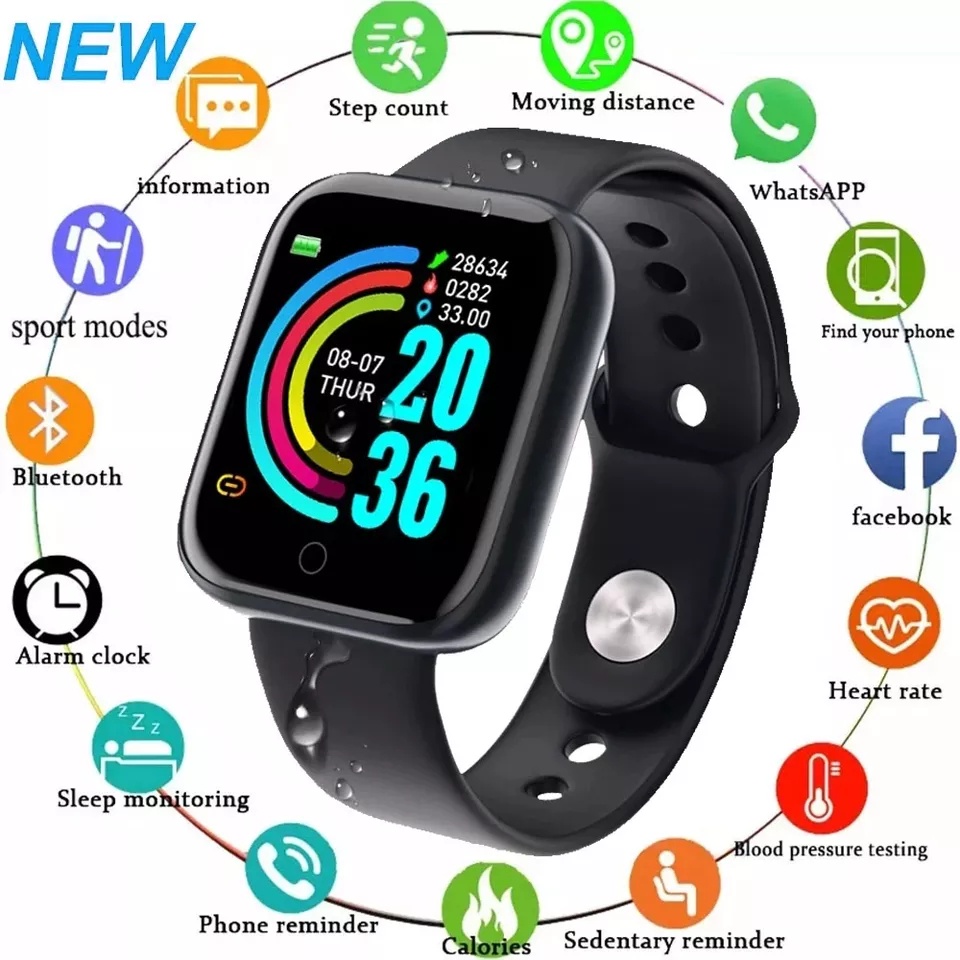 พร้อมส่ง นาฬิกา smartwatch นาฬิกาอัจฉริยะ นาฬิกา smartwatch ของแท้ นับก้าวเดิน วัดหัวใจ แคลอรี