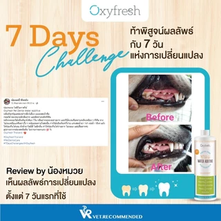 (ซื้อ Oxyfresh 888.- แถมแก้วน่ารัก) Oxyfresh Pet Dental Water Additive ผลิตภัณฑ์ผสมน้ำดื่มสำหรับสุนัขและแมว ลดกลิ่นปาก