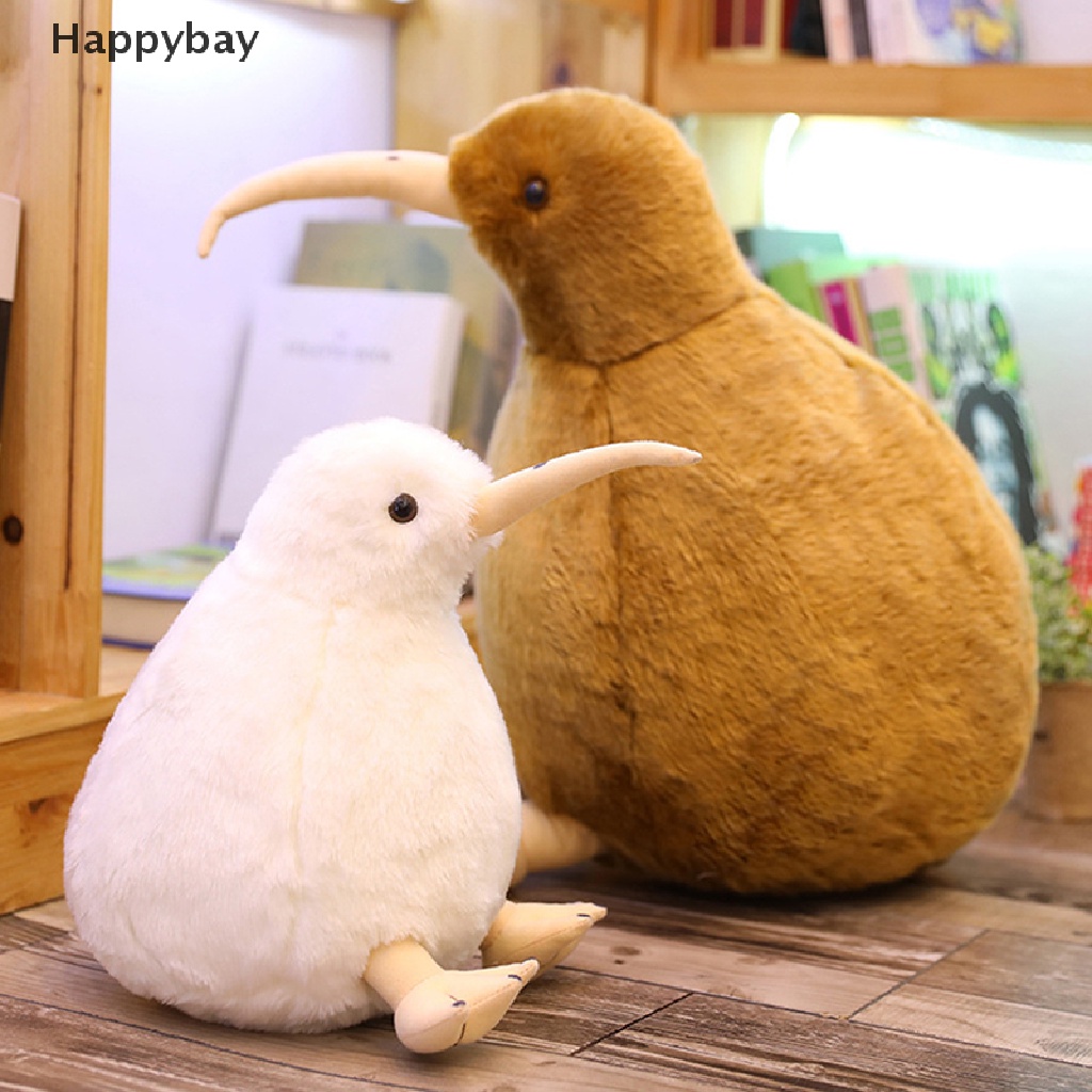 <Happybay> New Zealand Kiwi Bird Plush ตุ๊กตาสัตว์จําลองนกตุ๊กตาของเล่นลดราคา