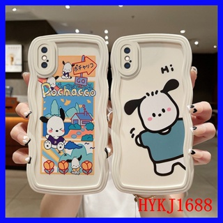 เคส iPhone XS MAX XSMAX Xtpu ซิลิโคน ลายคลื่น เคสป้องกัน เต็มขอบ นิ่ม