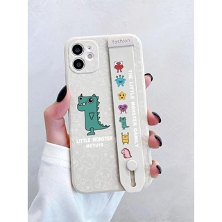 เคสโทรศัพท์ไอโฟนiphone พร้อม ผลัก ดึง ฝ่ามือ ที่วางโทรศัพท์ พิมพ์ลายรูปไดโนเสาร์