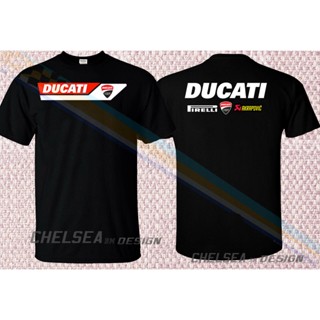 เสื้อยืดผ้าฝ้ายพิมพ์ลายขายดี Yuanl5 {พร้อมส่ง เสื้อยืดผ้าฝ้าย 100% พิมพ์ลาย Ducati Corse Racing Team Motorrad Moto Gp 18