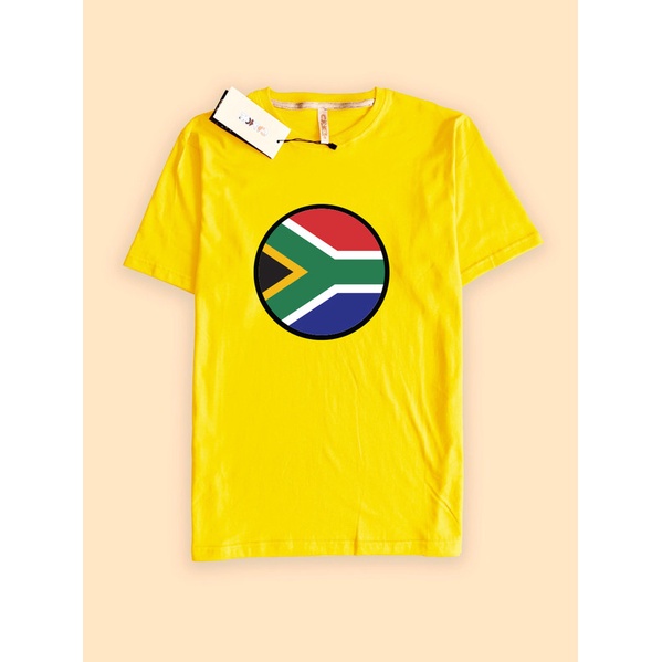 เสื้อยืด CAMOE South Africa Flag South Africa Flag Flag