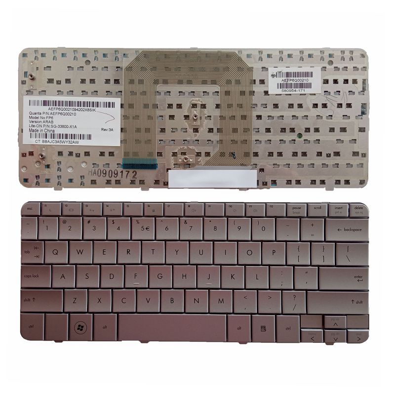 ใหม่สําหรับ HP MINI 311 DM1 DM1-1000 DM1-1100 DM1-2000 580030-001 คีย์บอร์ด สีเงิน US